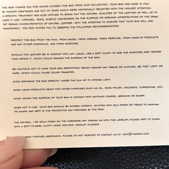 The Row Duplex Bag Black Pebble Leather EUC - Picture 13 of 16